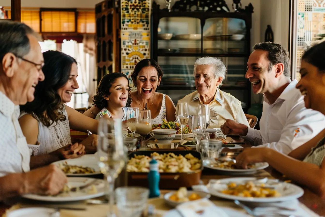 Idoso sorrindo com celular